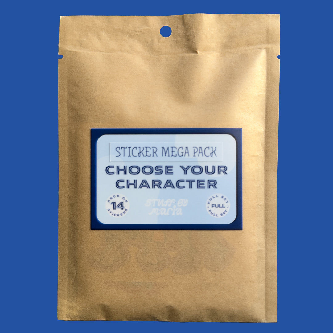 “Chose Your Character” Sticker Mega Pack