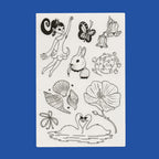 Whimsy - Temporary Tattoo Sheet