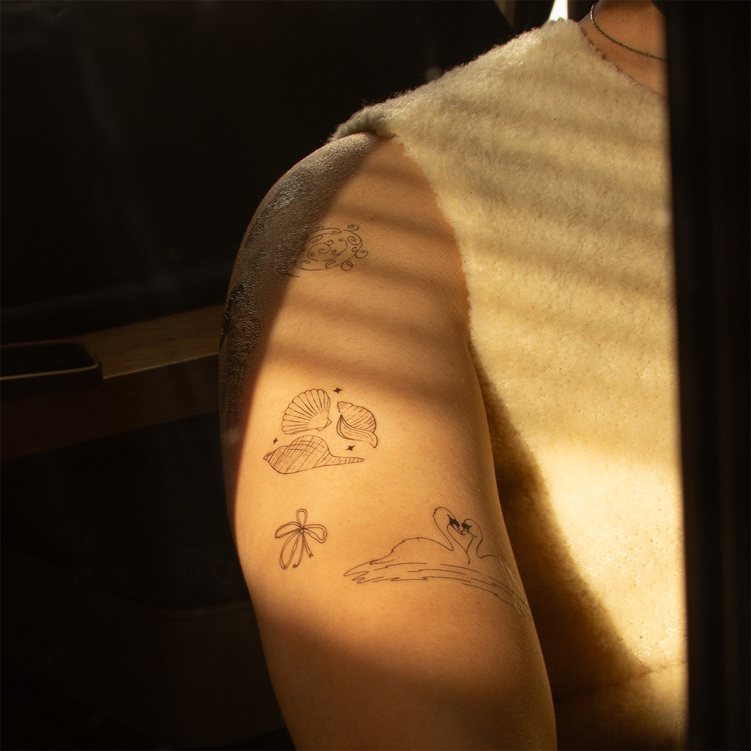 Whimsy - Temporary Tattoo Sheet